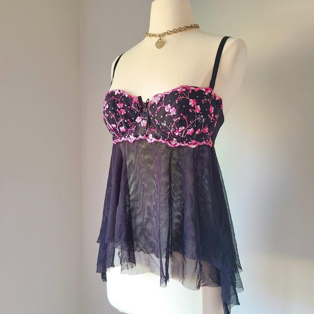 Vintage Victoria's Secret Y2K Butterfly Top